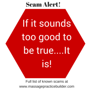 Massage Email and Text Scams
