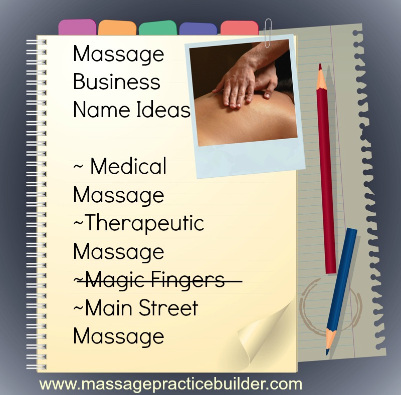 Massage Business Names How to Name Your Business for Success