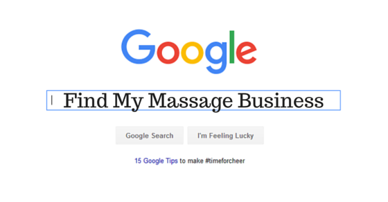 Google Find My Massage Business