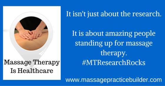 Report on the International Massage Therapy Research Conference 2016