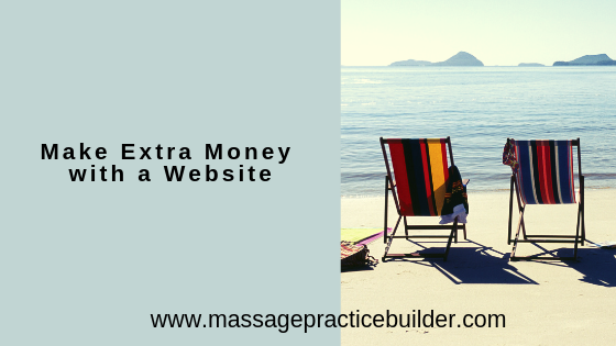 make extra money with a website