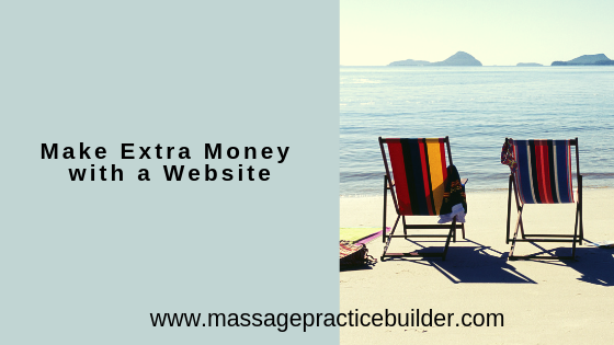 make extra money with a website
