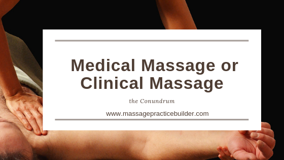 Medical Massage or Clinical Massage